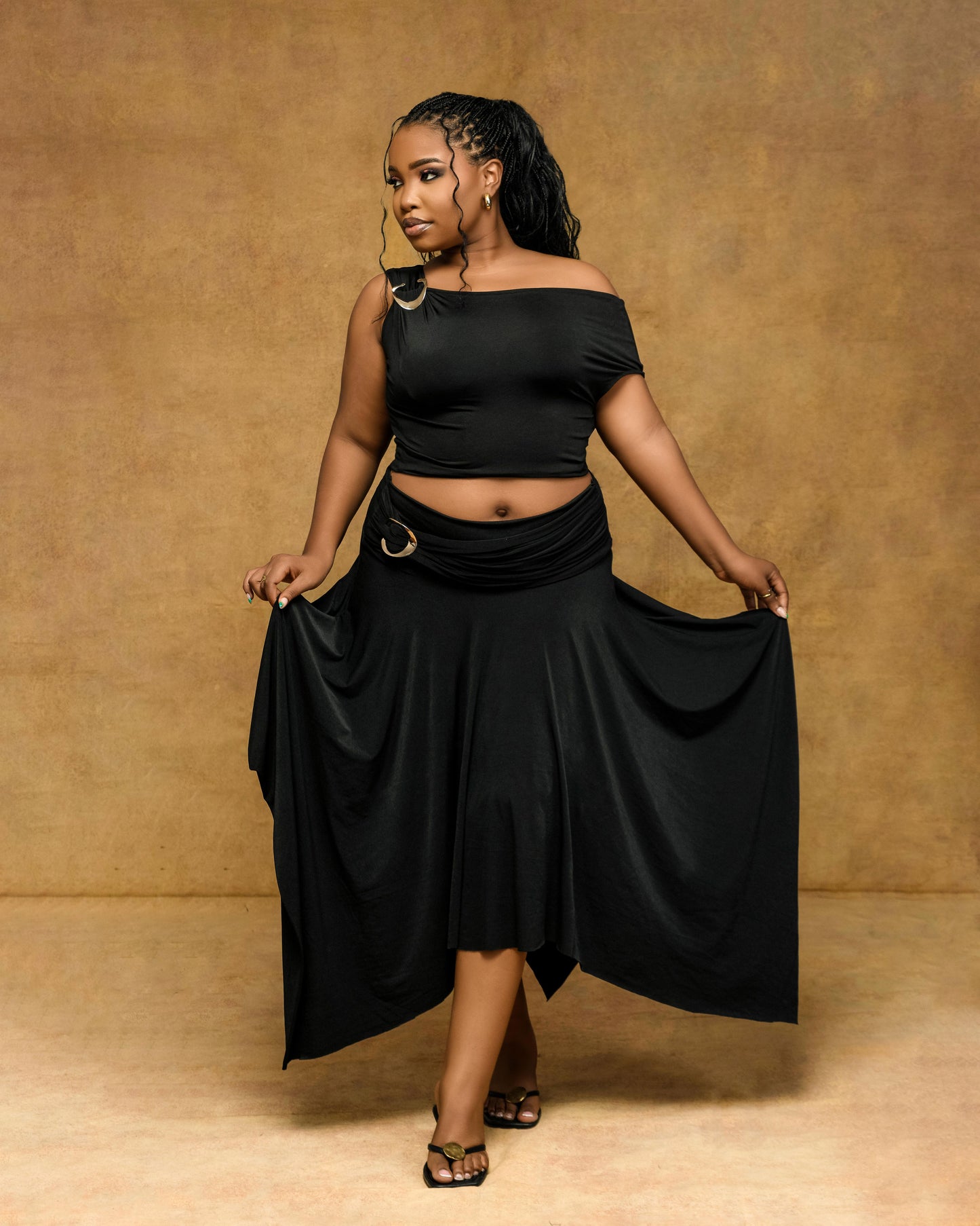 VIENNA MAXI SET - Black