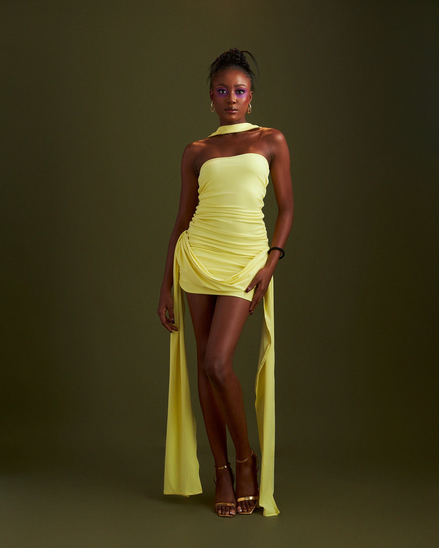 CECIL DRESS - Yellow